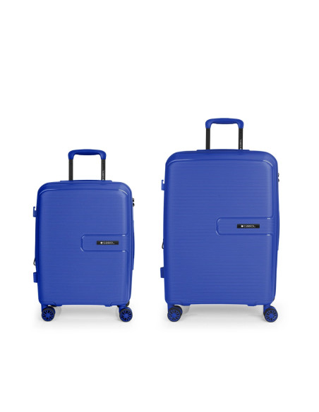 Juego 2 Maletas Gabol Steady Cabina + Mediana Expandibles