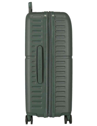 SET 2/MALETAS Pepe Jeans ABS 55-70CM ACCENT VERDE